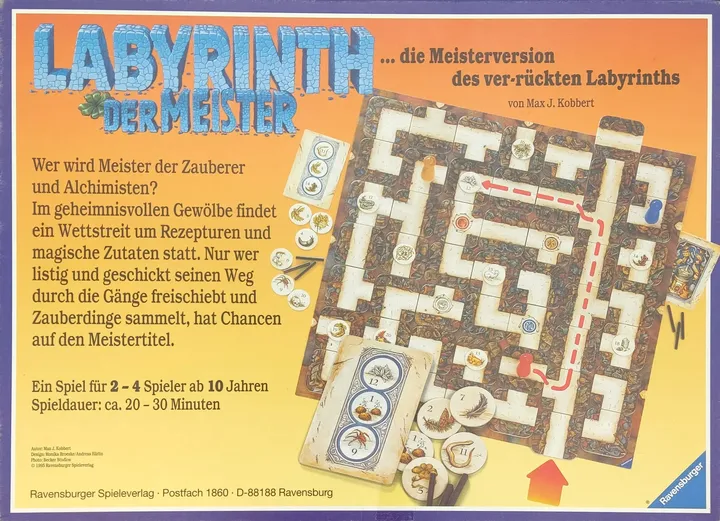 Labyrinth der Meister - Gesellschaftsspiel, Ravensburger  - Bild 2