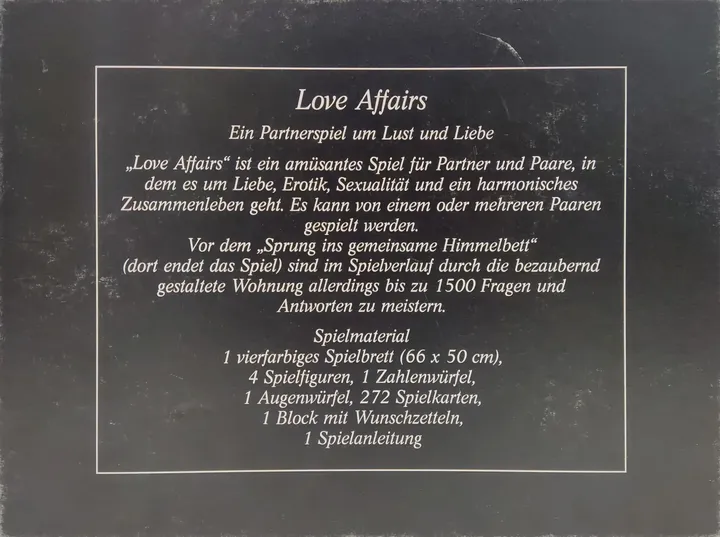 Love Affairs - Das Partnerspiel - HanseStadt Spiel  - Bild 2