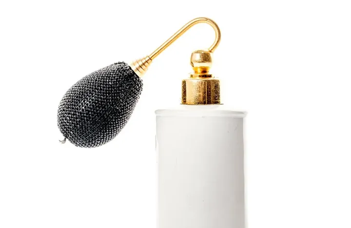 Parfümzerstäuber mit Ballpumpe Porzellan  - Bild 3