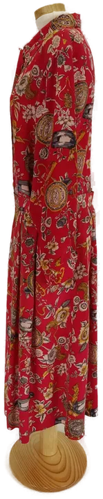 Silk City Damen-Kostüm rot geblümt - XL/42 - Bild 5
