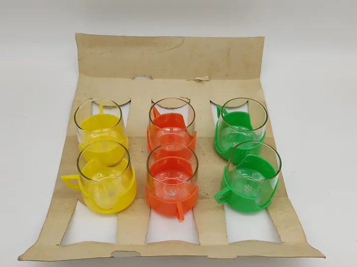 6-teiliges Gläser- bzw. Teetassen-Set aus den 70er-Jahren - Bild 5