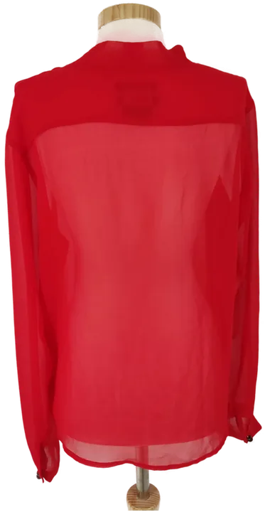 s.Oliver Damen Bluse Rot Transparent - L/40 - Bild 3