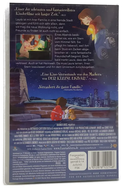 Warner Bros: Lauras Stern, Der Kinofilm VHS - Bild 2