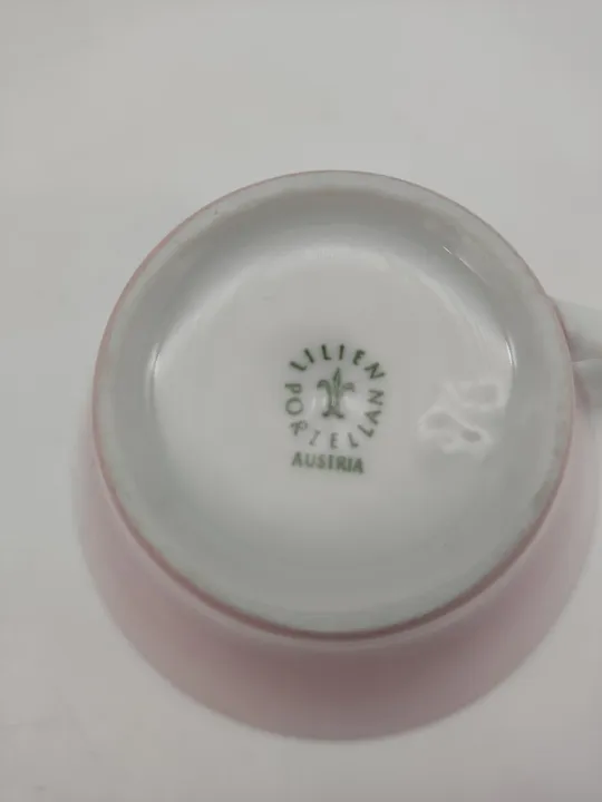 Lilien Porzellan Kaffeetasse DAISY 18 - rosa - Bild 8