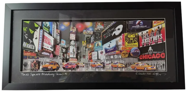 3D Broadway-Show Papierschnittkunst - Hochwertige Wanddekoration - Bild 1