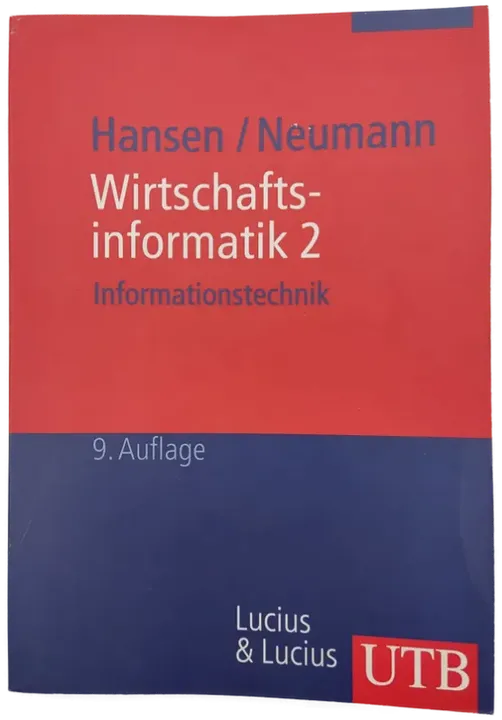 Wirtschaftsinformatik - Hans Robert Hansen, Gustaf Neumann - Bild 1
