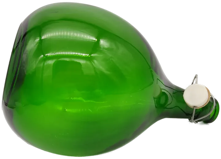 Grüne Vintage-Ballonflasche mit Bügelverschluss - 5 Liter - Bild 5