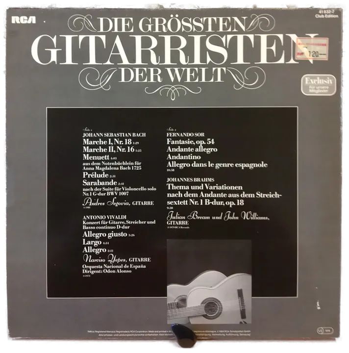 LP Schallplatte - DIE GRÖSSTEN GITARRISTEN DER WELT - Bild 2
