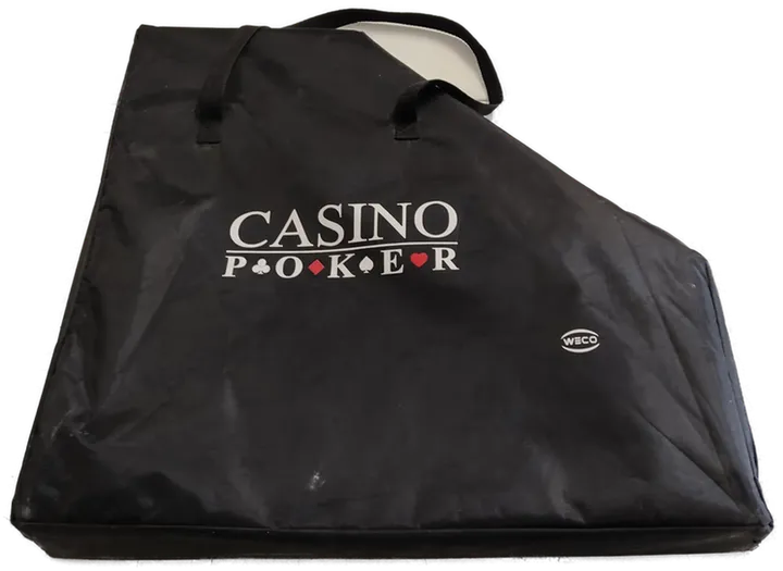  Weco Casino Poker Tischauflage-Pokertisch  1.20 m X 1.20 m mit Tasche - Bild 5