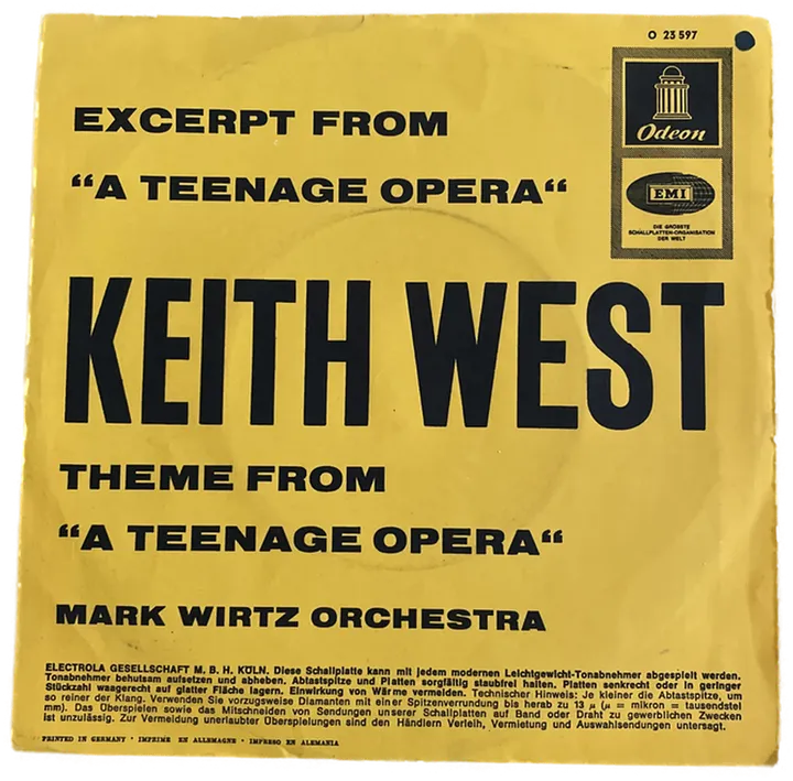 Singles Schallplatte - Keith West - 