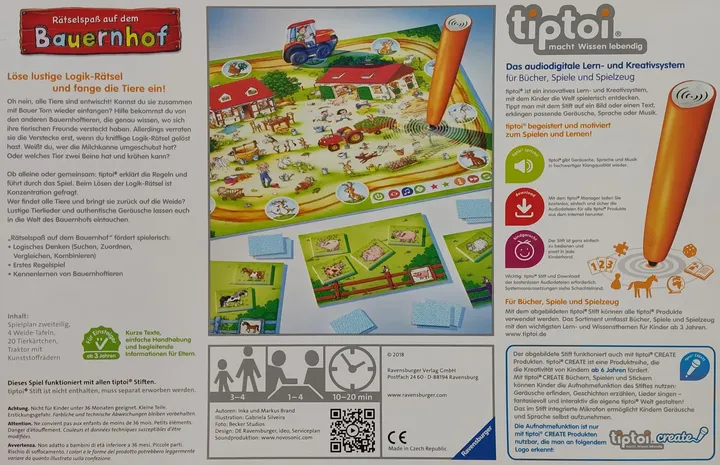 tiptoi® Rätselspaß auf dem  Bauernhof - Lernspiel - RAVENSBURGER - Bild 2