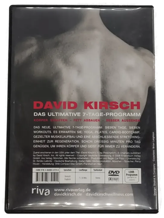 DVD 7 Disc David Kirsch 