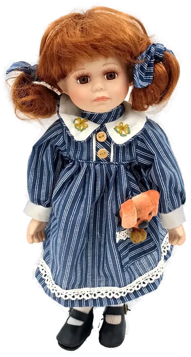 Porzellan Puppe - Bild 1