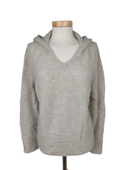 James Perse Damen Kapuzenpullover beige - Gr. S - Bild 4