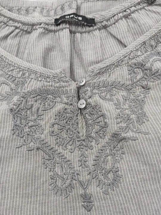 Opus Damen Shirt grau/gestreift Gr. 38 - Bild 3