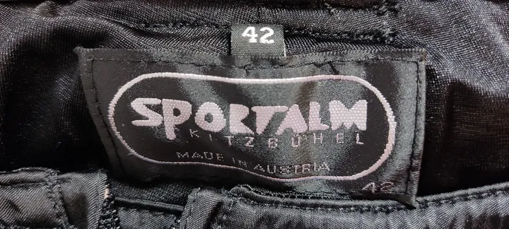 SP Kitzbühel Sportalm Vintage Damen Skihose schwarz Größe 42 - Bild 6