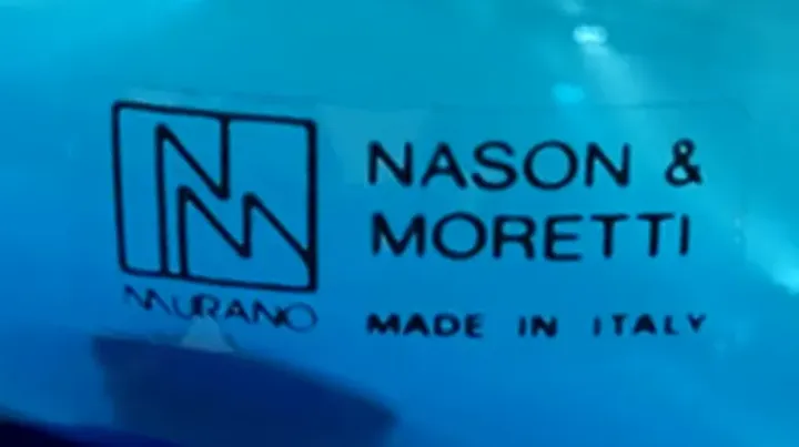 Nason & Moretti Muranoglas - Alzatina Modern Charme türkis - Bild 2