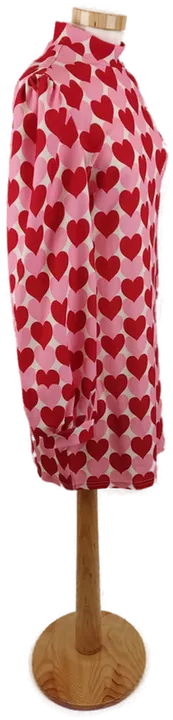 Damen Tunika Kleid, Langarm mit Herzen, Gr. L - Bild 2
