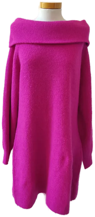 Damen Longpullover/Strickkleid pink - Gr. XL - Bild 1