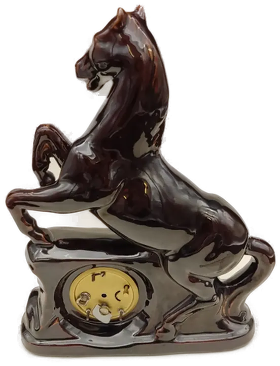 Keramik Pferd mit Uhr - Bild 3