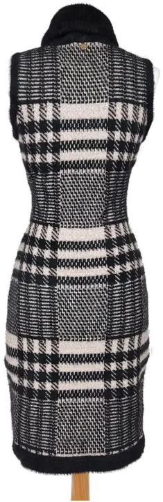 Fracomina Damen Rollkragenkleid schwarz/weiß/rosa - Gr. XS - Bild 3