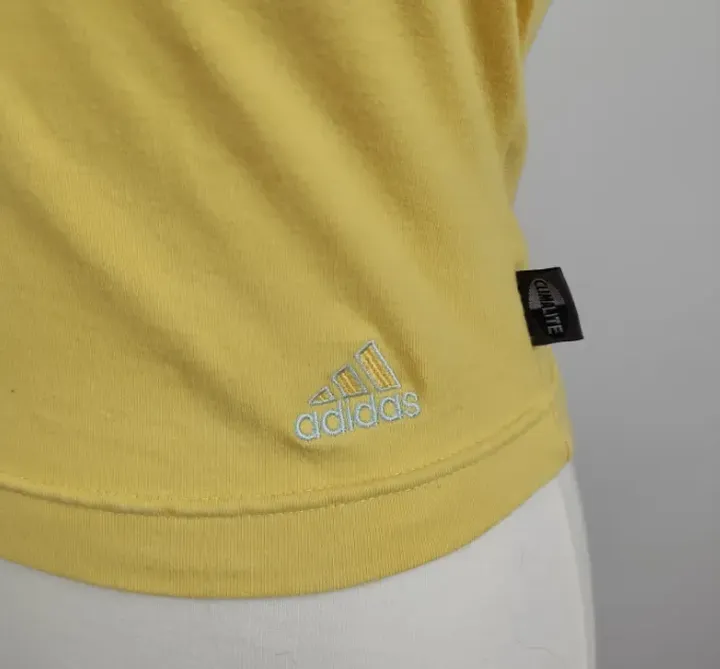Adidas Damen Crop Top gelb - XS - Bild 2