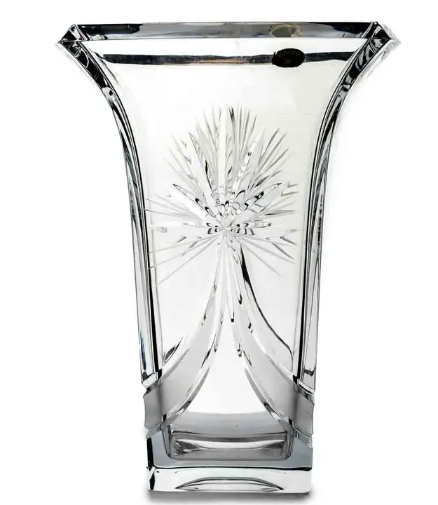 Edel Bohemia Kristallvase – elegante Fertigung aus den 1980er - Bild 1