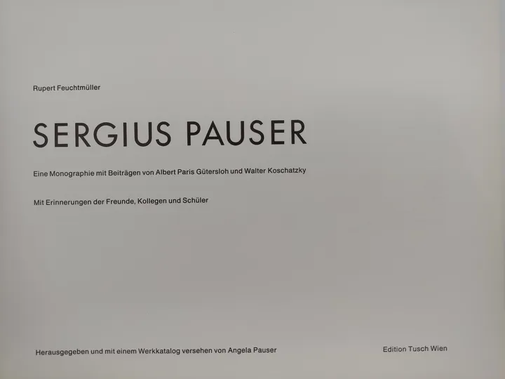 Sergius Pauser. Eine Monographie - Rupert Feuchtmüller - Bild 2