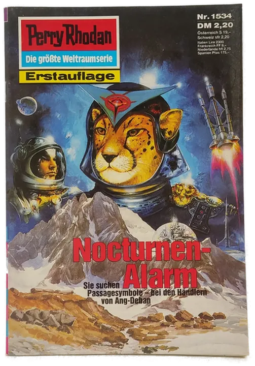 Romanheft Perry Rhodan Nocturnen-Alarm Erstauflage Nr. 1534 - Bild 1