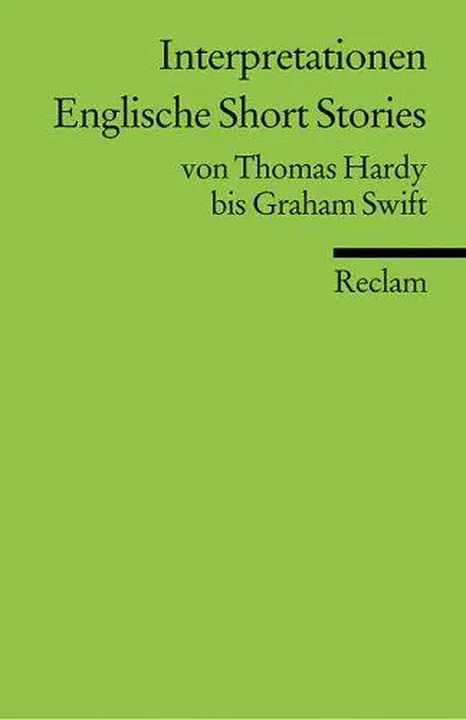 Englische Short Stories von Thomas Hardy bis Graham Swift - Raimund Borgmeier - Bild 2