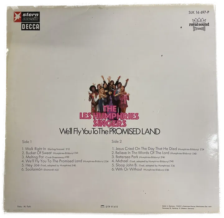 LP - The Les Humphries Singers - We´ll fly you to the Promisedland - Bild 2