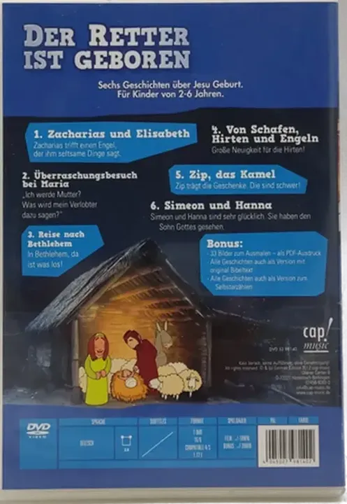 DVD Bibelkrümel Der Retter ist Geboren - Bild 2