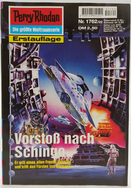 Romanheft Perry Rhodan Vorstoß nach Schingo Erstauflage Nr.1762 - Bild 1