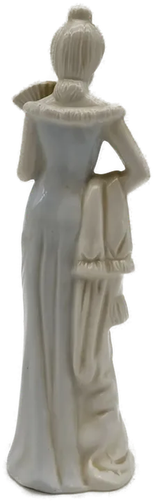 Skulptur-Dame mit Fächer aus Keramik - Bild 2