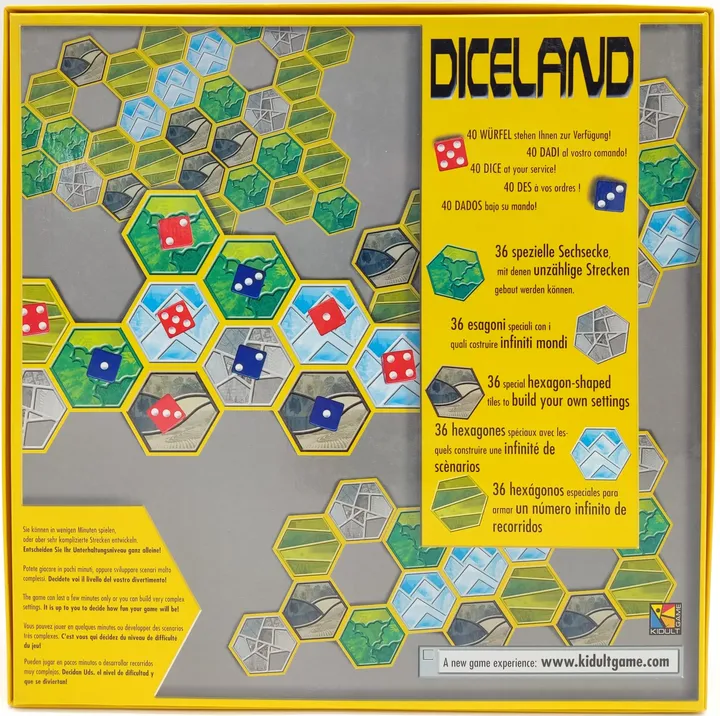 Diceland - Gesellschaftsspiel, Kidult Games  - Bild 2