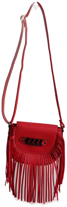 Jenny Fairy Damen Handtasche mit Fransen rot - Bild 1