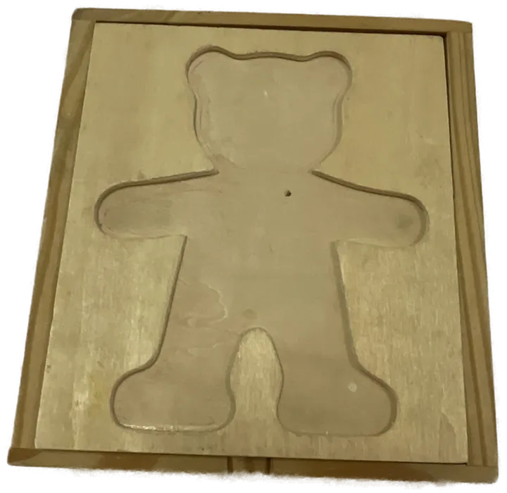 Ankleide Puzzle Bär aus Holz - ab 3 Jahren - Bild 1