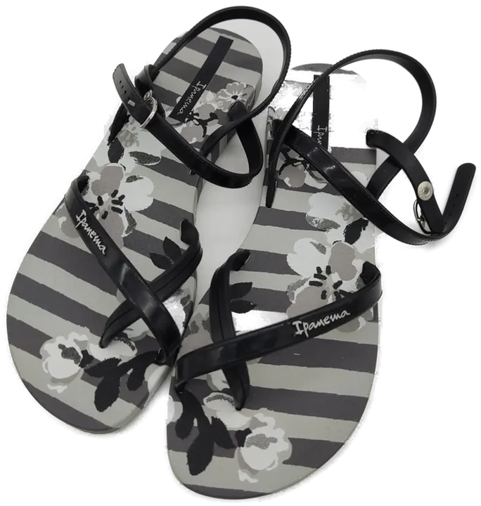 Ipanema Damen Sandalen, schwarz/grau gemustert, Größe 38 - Bild 2