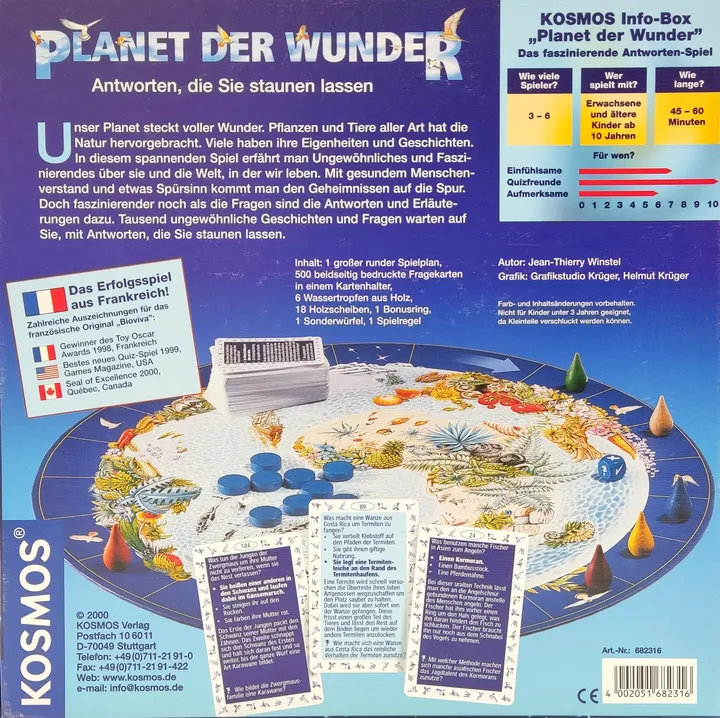 Planet der Wunder - Gesellschaftsspiel, Kosmos  - Bild 2