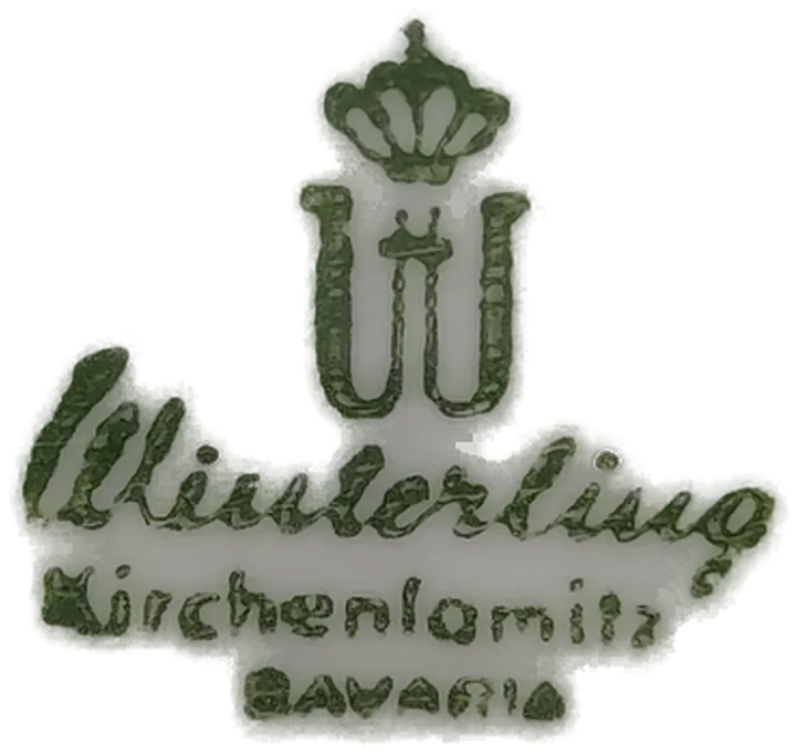 Winterling Kirchenlamitz Bavaria – ovaler Porzellanteller mit Blumenmotiv - Bild 2