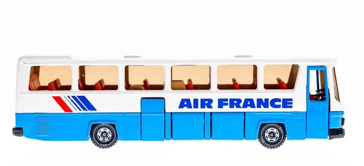 Siku 3417 Man Modellbus blau/weiß Air France - Bild 2