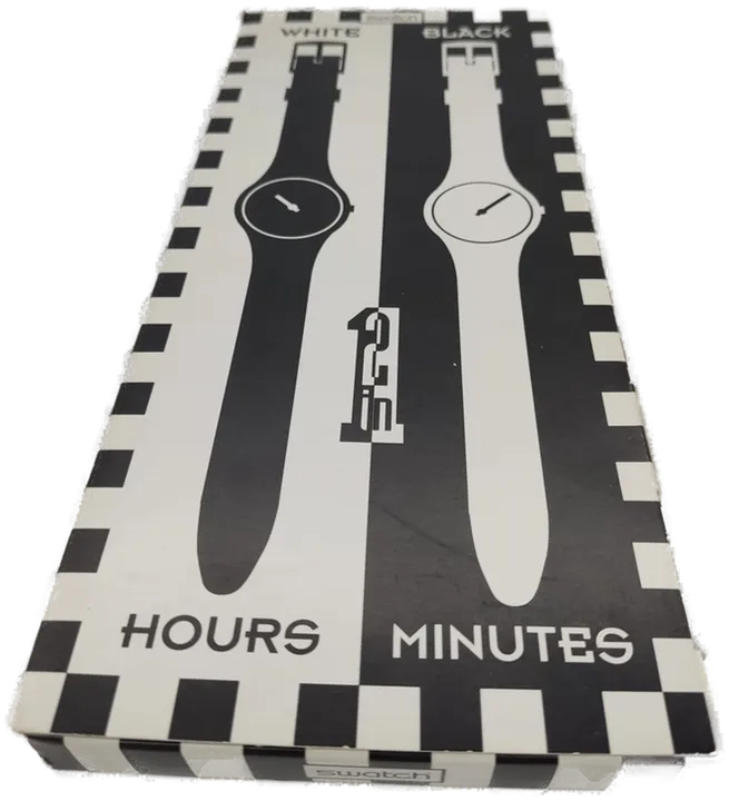 SWATCH Atlanta 1996 “Black hours & white minutes” Box - Bild 4