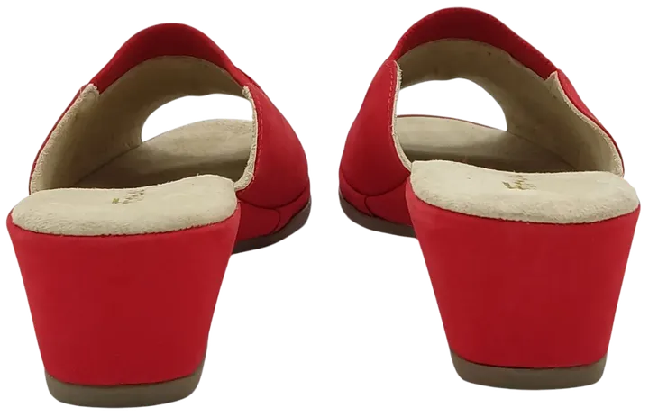 Fortuna Luftpolster Damen Pantoletten, rot - Gr. EU 39 - Bild 4