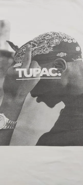 2PAC / TUPAC. Herren T-Shirt weiß Gr. S - Bild 3