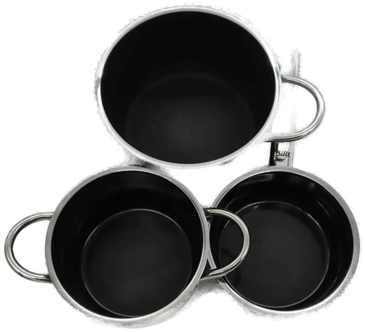 Silit Silarga-Topf-Set, 3-teilig, Black - Bild 1