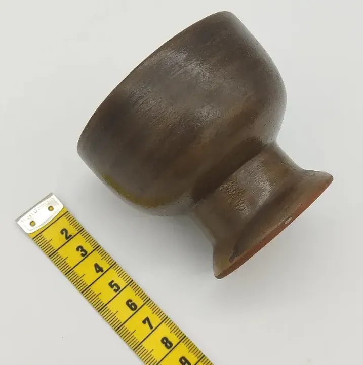 kleines Döschen aus Keramik braun  - Bild 4