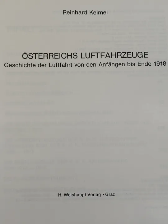 Österreichs Luftfahrzeuge. Geschichte der Luftfahrt von den Anfängen bis Ende 1918 - Reinhard Keimel - Bild 2