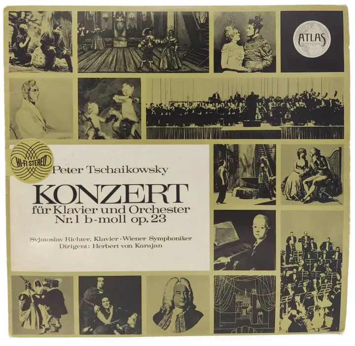 Vinyl LP - Tschaikowsky, Richter, Karajan - Konzert für Klavier und Orchester Nr. 1 b-moll op. 23 - Bild 1
