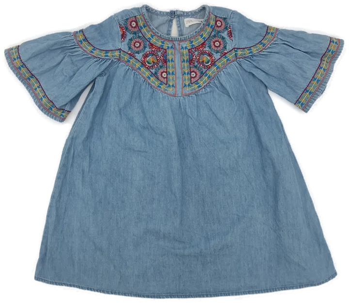 Zara Kinder Kleid blau Gr.110 - Bild 1