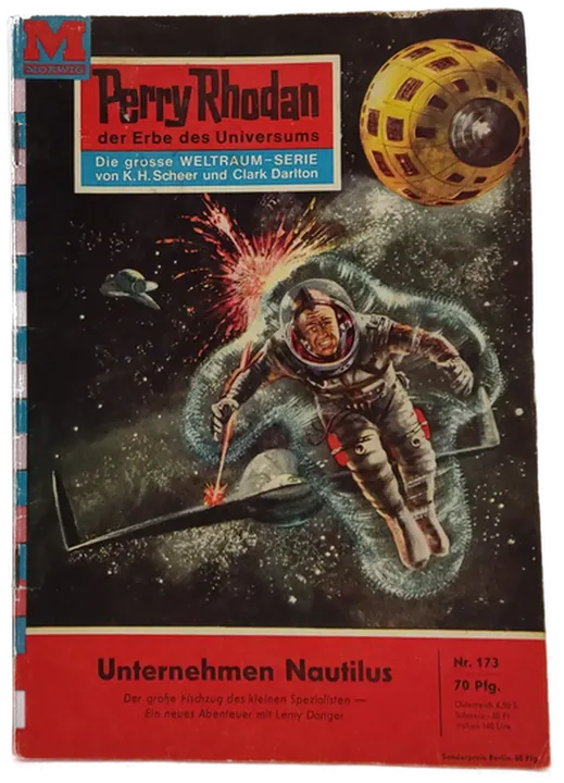 Romanheft Perry Rhodan Unternehmen Nautilus Erstauflage Nr.173 - Bild 1